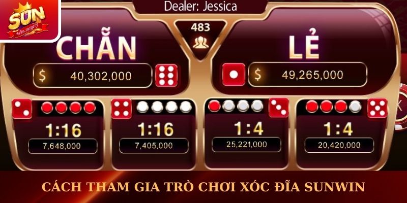 Cách tham gia trò chơi Xóc Đĩa Sunwin uy tín nhất