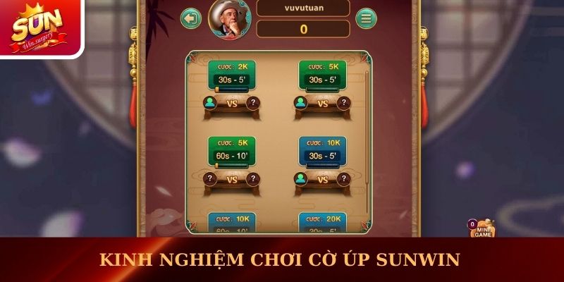Kinh nghiệm chơi cờ úp Sunwin đánh bại mọi đối thủ